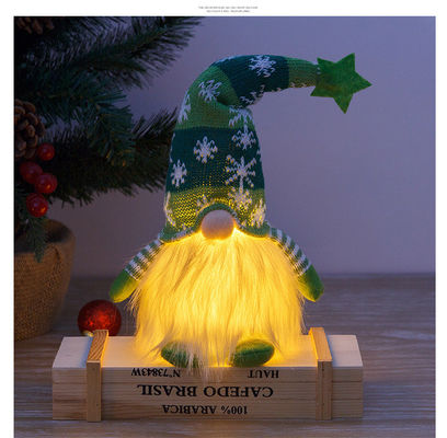 Kids Room Christmas Tree LED Night Light Plush Cuddly Santa Claus Style