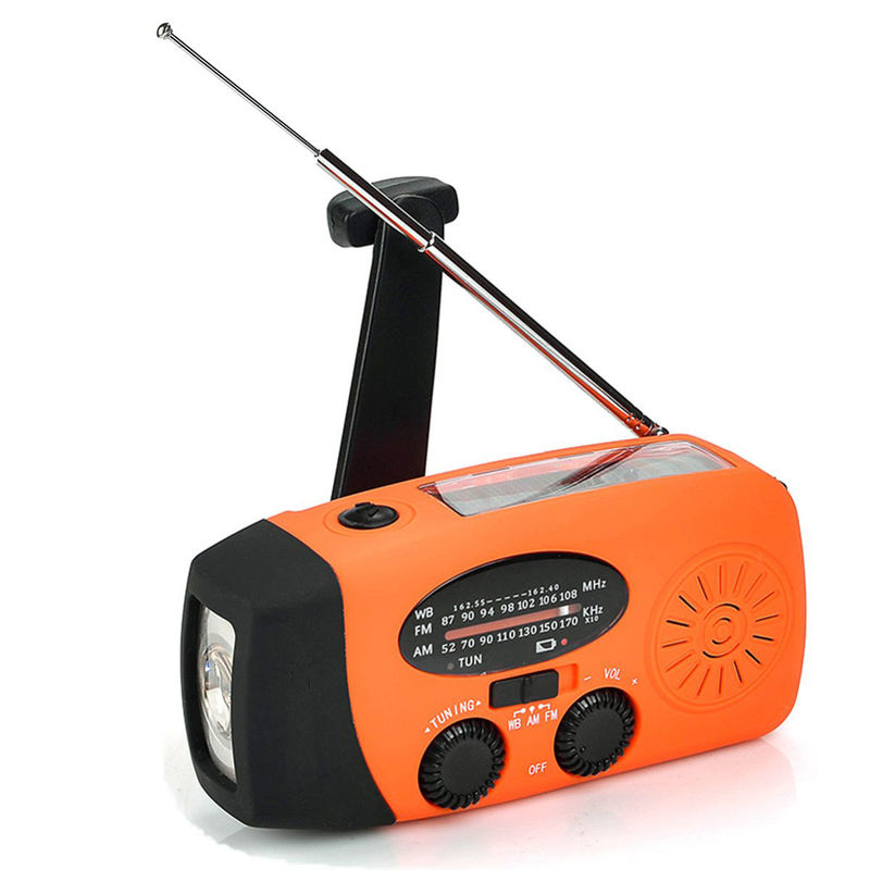 Multifunctional Emergency Solar Hand Crank Radio With USB Internet