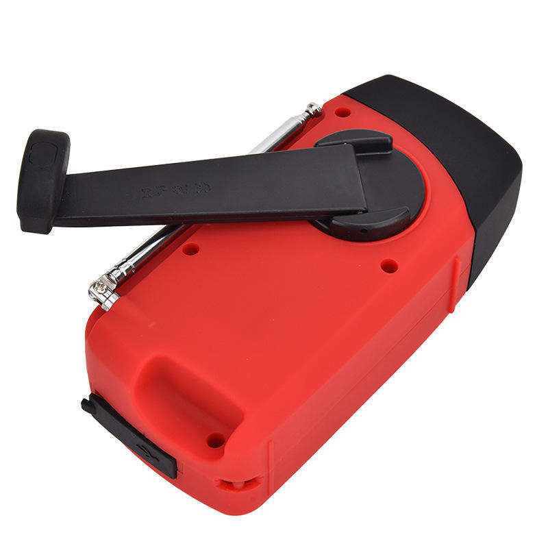 Hand Crank Waterproof Emergency Radio , Outdoor AM FM Internet Radio With LED Flashlight