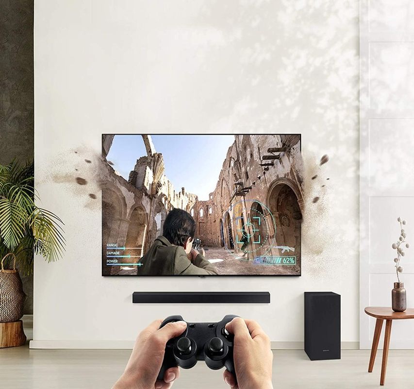 120W Wireless Bluetooth Soundbar Speaker 50Hz 18kHz Response Frequency