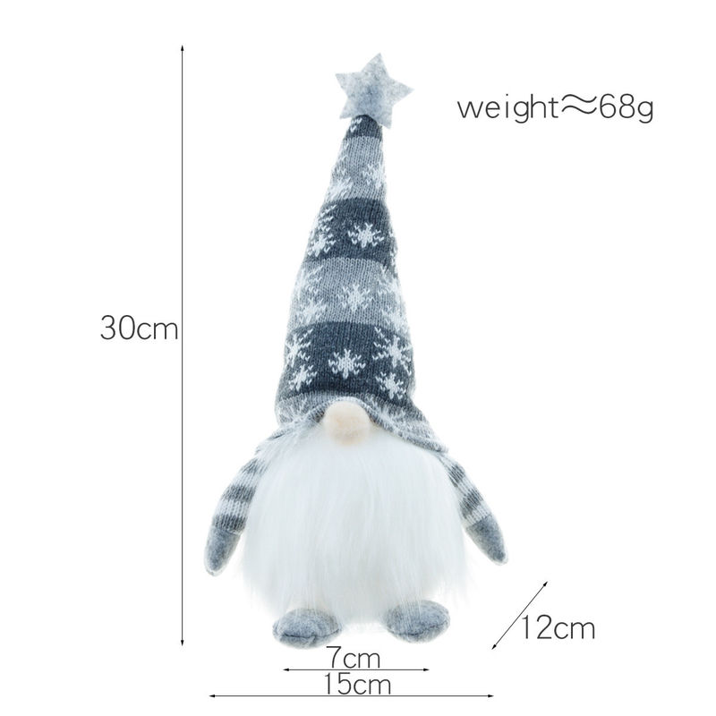 Kids Room Christmas Tree LED Night Light Plush Cuddly Santa Claus Style