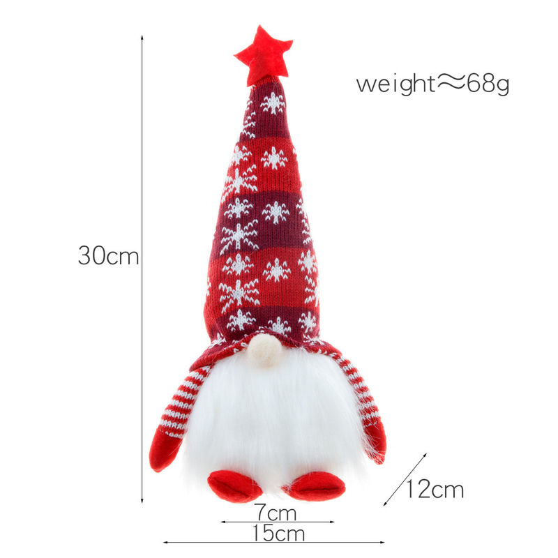Kids Room Christmas Tree LED Night Light Plush Cuddly Santa Claus Style