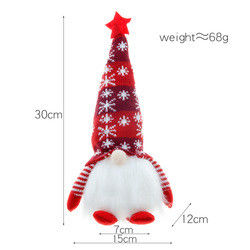 Kids Room Christmas Tree LED Night Light Plush Cuddly Santa Claus Style