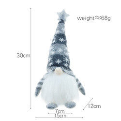 Kids Room Christmas Tree LED Night Light Plush Cuddly Santa Claus Style