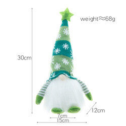 Kids Room Christmas Tree LED Night Light Plush Cuddly Santa Claus Style