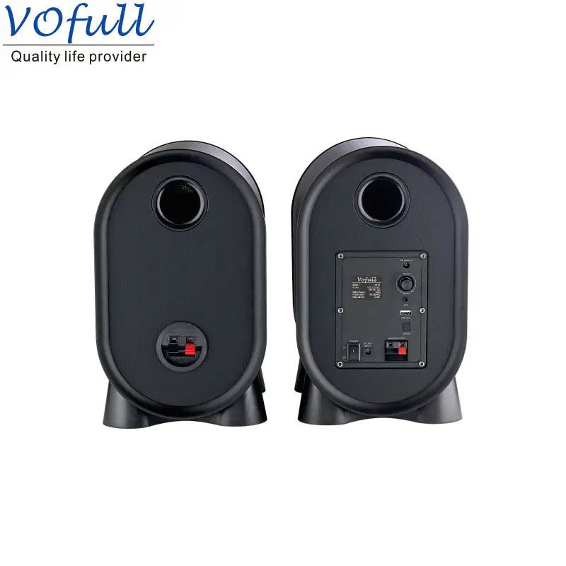 Desktop Wireless Subwoofer Speakers , Active Bookshelf Speaker 85dB Sensitivity