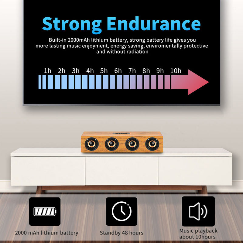 2000MHA Stereo Wireless Portable Bluetooth Speakers For Outdoor Indoor