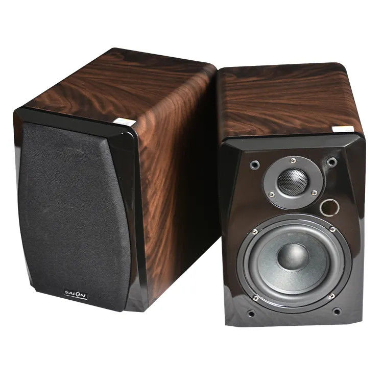 6 Ohms Wireless Active Bookshelf Speaker Stereo 100W Power Output