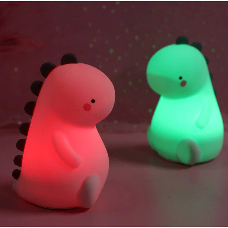 Dimmable Animal Silicone Night Light Colorful With Touch Switch
