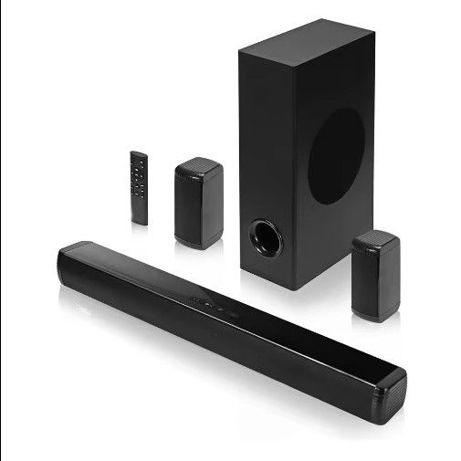 4 Wireless Soundbar Bluetooth Speaker Enclosures with Bluetooth V5.0 Edition Immersive Audio