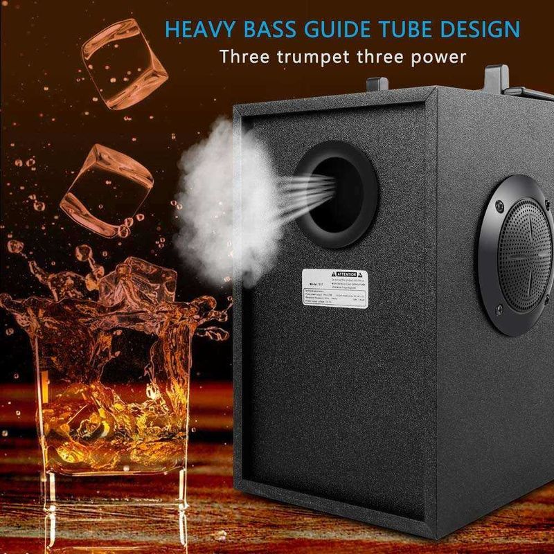 Plastic Cabinet Material Trolley Speaker with 2 Channels 2.0 50Hz-18kHz Frequency Range