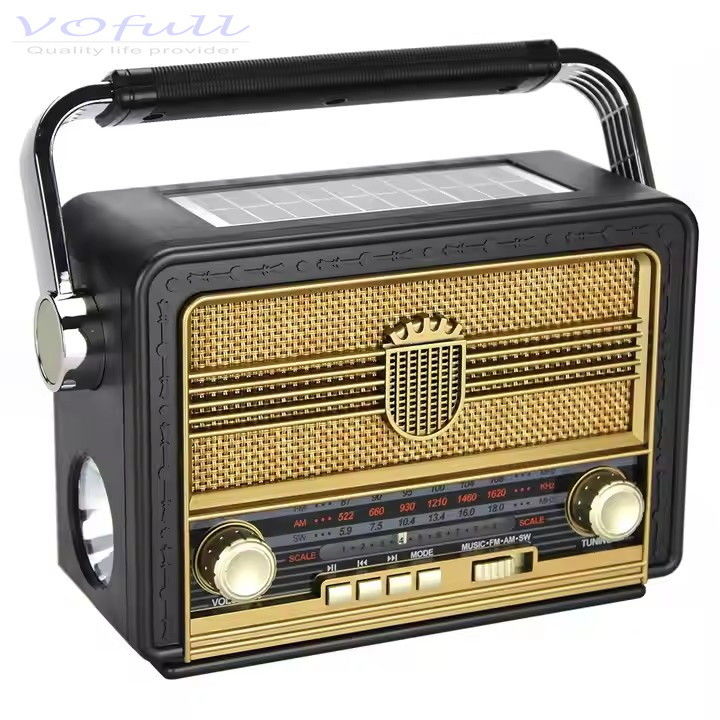 FM/MW/SW 3 Band Portable Radio Player with USB/TF Slot and AM / FM